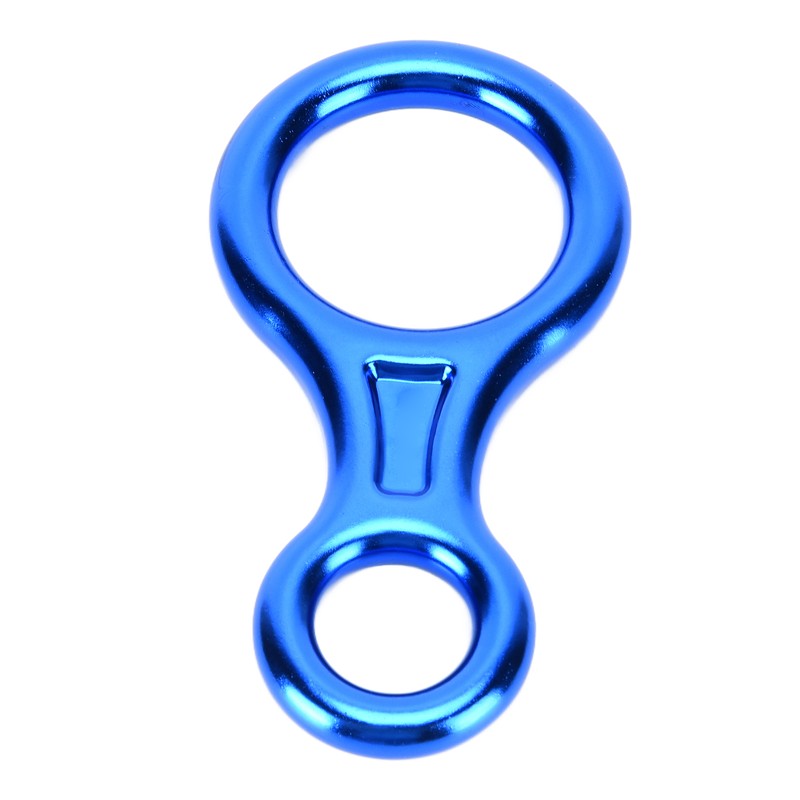 Descender Figure 8 Shape Aluminium Alloy 45KN Descent Abseiling Device