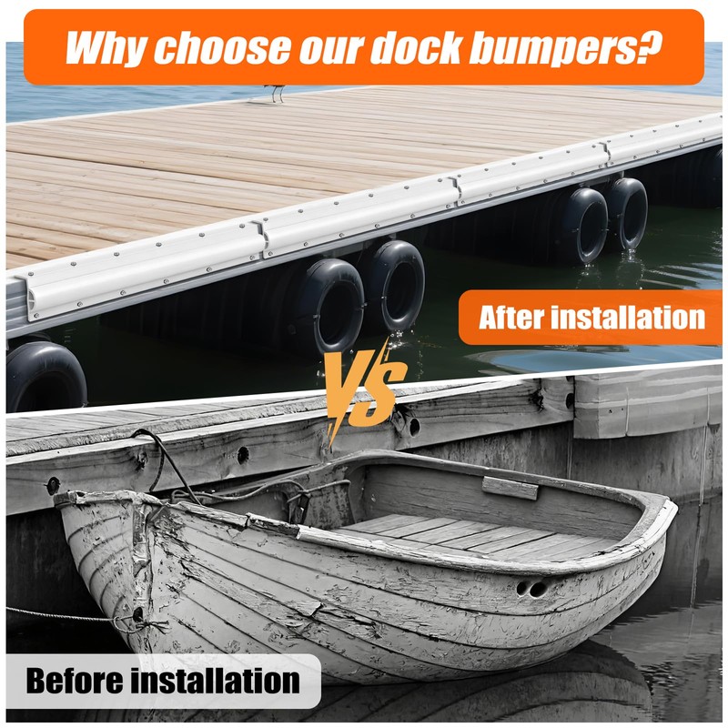 FRECCU 20 Feet Boat Dock Fenders,Dock Bumpers