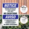 Notice Drivers Restricted to Truck Loading Dock Only No Exceptions