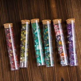 Cusdie 7Pcs/Set Mystery Sharp Edges DND Dice Set Random D&D Dice Set Polyhedral Dice for Dungeons and Dragons Pathfinder MTG Role Playing Dice Games RPGs