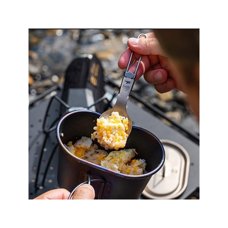 Keith Pliable titanium spoon Ti5308