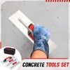 4 Pcs Concrete Hand Tools Set Includes Cement Magnesium Hand
