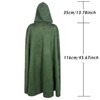 keland Medieval Cape with Hood Renaissance Hooded Cape Hobbit Costume
