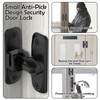 PASDUCHAS 2 PCS Thickened 90/180 Degree Sliding Barn Door Lock,