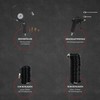 siwitec Compressed Air Gun with Extension Pieces 6 and 10