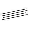 Thomletha Car Window Weatherstrip Moulding Trim Seal Belt 4Pcs Replacement