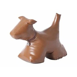 Monica Richards of London - Doorstop - Dog - Brown Leather