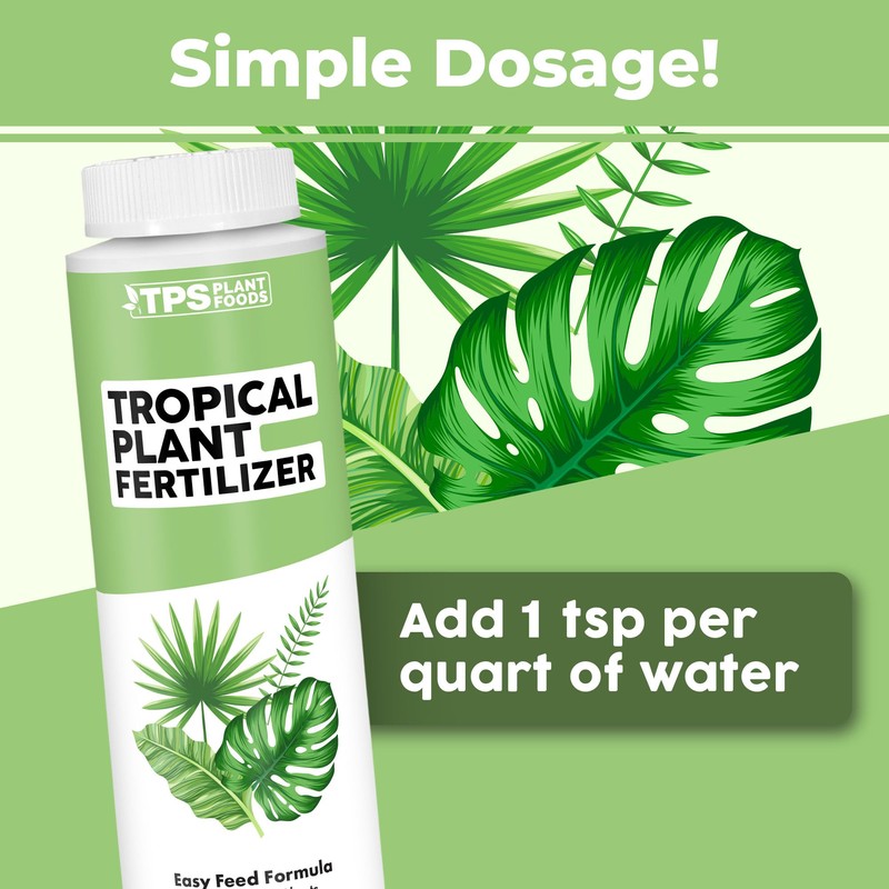 TPS NUTRIENTS Tropical Plant Fertilizer for All Tropical Indoor and