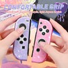 DLseego Protective Case for Switch/Switch OLED Controller, Transparent Glitter Soft