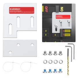 Generator Interlock Kit Compatible with Square D QO or Homeline 150 or 200 amp Panels,1 3/8 inches Spacing Between Main and Generator Breaker Professional and Interlock Kit