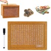 AOMAIGAD Wooden Money Box, Piggy Bank with Counter, Money Box