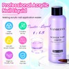 Acrylic Nail Kit for Beginners with 10 Colors Gel Nail