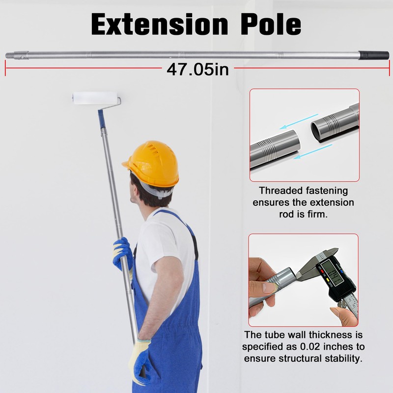 AURIXUS Self-Leveling Cement & Epoxy Floor Tool Kit – Rake,