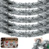 HOVUK® 5PCs Silver Fine Cut Chunky Tinsel 2M - Thick