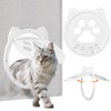 Cat Door for Screen Door, Inside Door 9x9x0.4 inch, Magnetic
