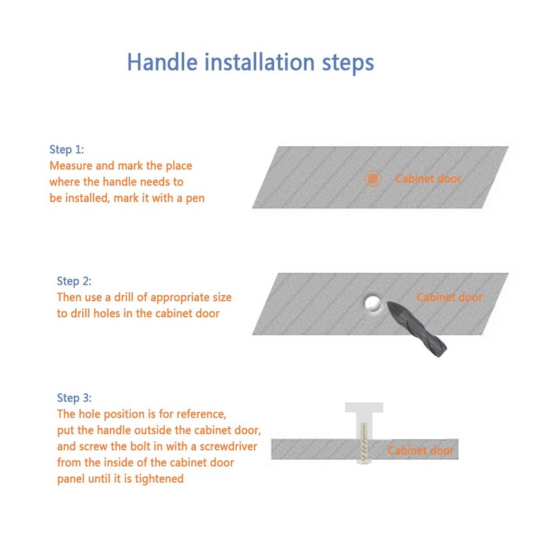 Lemiyoo 10 Sets Solid Brass Door Knobs, Hexagon Drawer Handles,