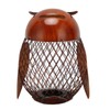 Owl Piggy Bank Owl Shaped Metal Coin Box Handwork Crafting