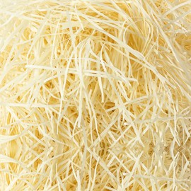 Bekecidi 200 g Raffia Shredded Paper in Holzfarbe, Papier für Verpackungen, Druck und Dekoratives Design