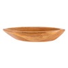 wohnfreuden Teak Wood Bowl Brown Oval 30 cm - Tropical