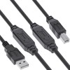InLine® USB 2.0 Aktiv-Kabel mit Signalverstärkung, USB-A zu USB-B, Druckerkabel
