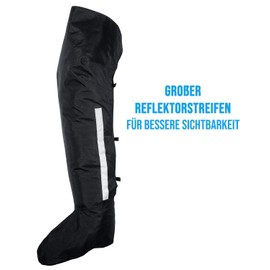 Hock Rain Clothing GAMAS Overknees Overshoes, Unisex, GamAs-Overknees, black, 38-38 1/2