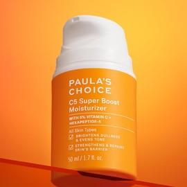 Paula's Choice C5 Super Boost Night Cream - Anti-Ageing Face Serum with Vitamin C - Minimises Pigment Spots & Improves Dullness - All Skin Types - 50 ml