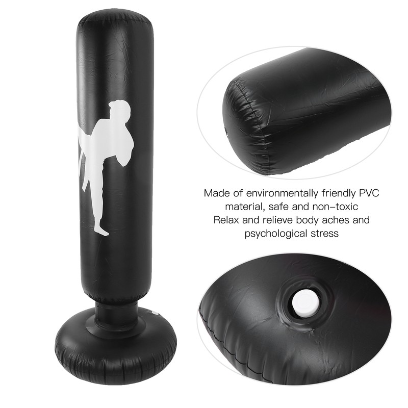 1.6m Adult Inflatable Boxing Bag Thickening Vertical Boxing Fight Column