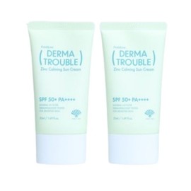 Fushidine Derma Trouble Zinc Calming Sun Cream 50ml 2-pack special / 후시다인 더마 트러블 징크 카밍 선크림 50ml 2입 기획