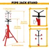 KUAFU V-Head Jack Stand Adjustable Height 28"-52" Folding Pipe Stand