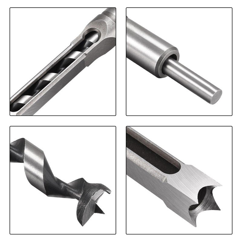 sourcing map Square Hole Drill Bits for Wood 12.5mm x