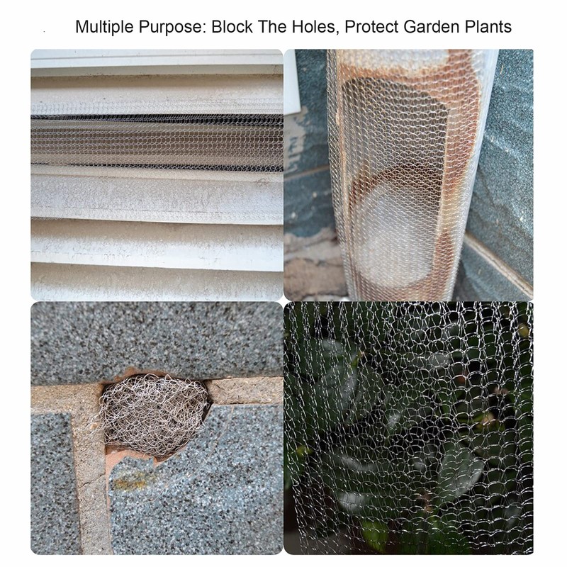YAGJIA Wire Mesh 5" x 50FT, 304 Stainless Steel Mesh,