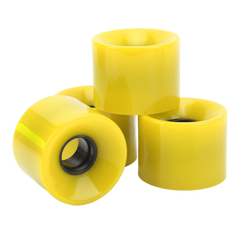 4PCS PU Skateboard Wheel Replacement Low Noise Multifunctional Land Surfboard