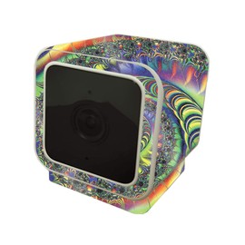 MightySkins Glossy Glitter Skin Compatible with Wyze Cam V3 - Acid | Protective, Durable High-Gloss Glitter Finish | Easy to Apply, Remove, and Change Styles | Made in The USA