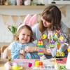 Doyomtoy Wooden Easter Pendants, Pack of 24 Easter Wooden Ornaments