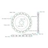Omni Wheel 8in Omnidirectional Aluminium Alloy Hub Component Part for
