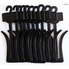 HAND ® HBS01 Plastic Black Shoe Slipper Display Hangers Drying