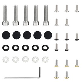 KOKOSIRI Assembly Hardware Pack Used for Bathroom Free-Standing Towel Rack Screw Kit, Stainless Steel, ACC-003