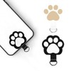 猫 肉球 ストラップホルダー 可愛い ねこ スマホストラップホルダー 薄型 充電干渉なし スマホアクセサリー 2枚セット