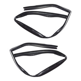 Glass Window Run Channel Seals Front Pair Set Compatible with 87-96 Dakota Pickup Truck