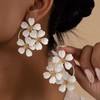 Flower Earrings for Women Sunflower Daisy Tulip Poppy Rose Flower