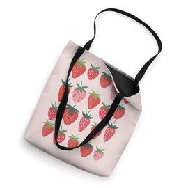 Cute Cottagecore Kawaii Strawberry Aesthetic Strawberries Tote Bag