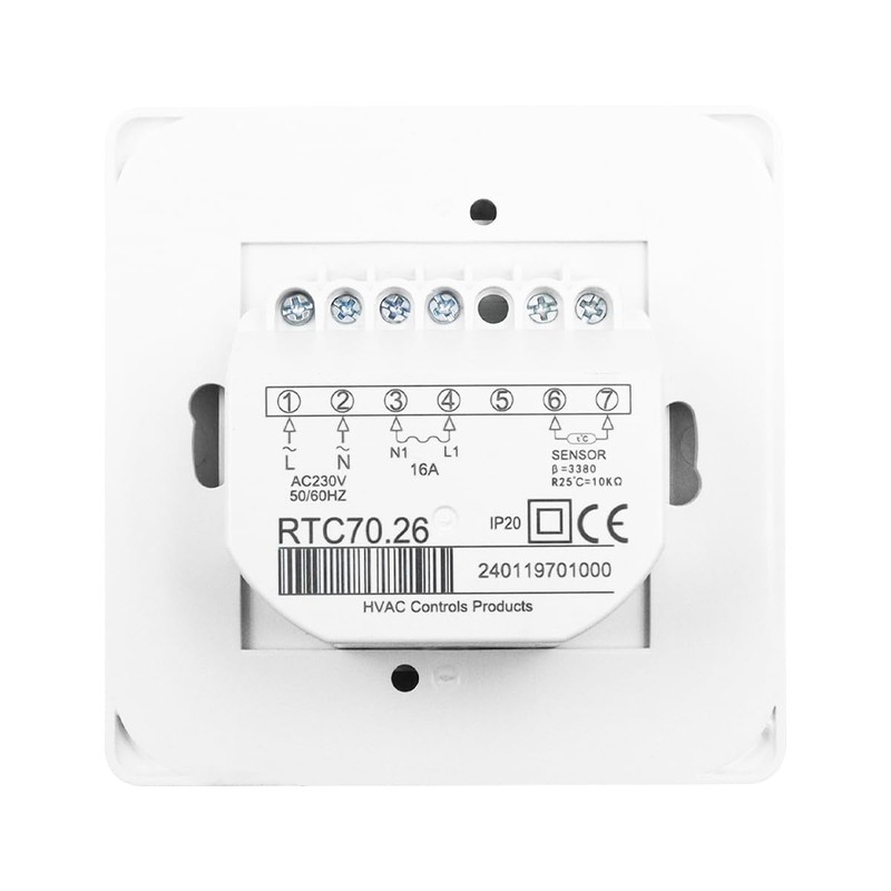 DollaTek Home Nonprogrammable Thermostats Electric Heating Manual Thermostat Underfloor Appliance