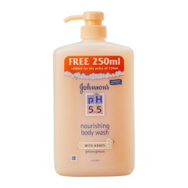 Johnson's Baby pH 5.5 Nourishing Body Wash w/ Honey (1000ml)