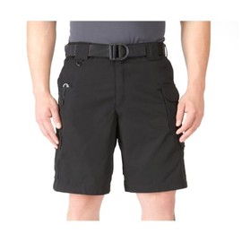 5.11 Tactical Cargo Shorts for Men, Taclite Pro 9.5" Ripstop Lightweight EDC, Black, Waist Size 42, Style 73287ABR