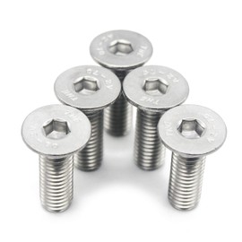 Pack of 25 M8 x 20 mm ISO 10642 A2 V2A Countersunk Screws with Hexagon Socket DIN 7991