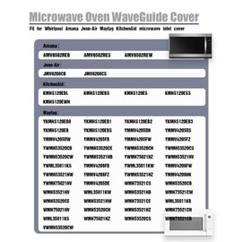 eosorssa W10533497 3021428 Microwave Inlet Cover Compatible with Whirlpool Fits Maytag Fits Kitchen Aid Fits Amana – WMH73521CW YMMV4205FW JMV8208CS2 – Replaces PS8768667 AP5803334 WPW10533497