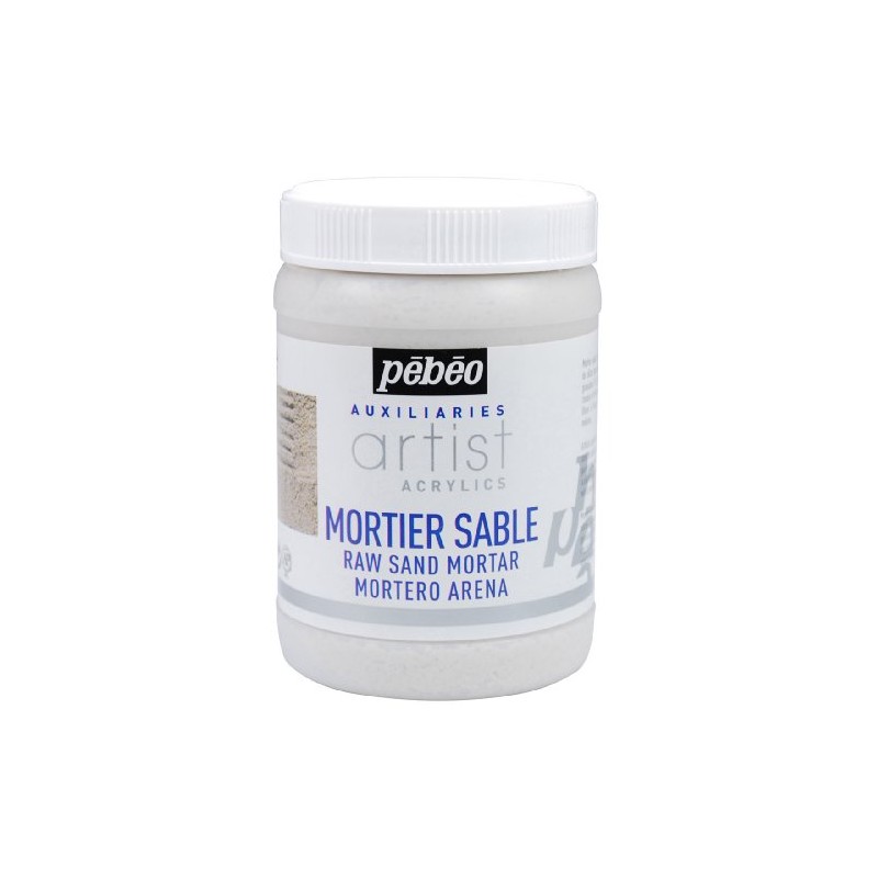 Pebeo 250 ml Raw Sand Mortar, White