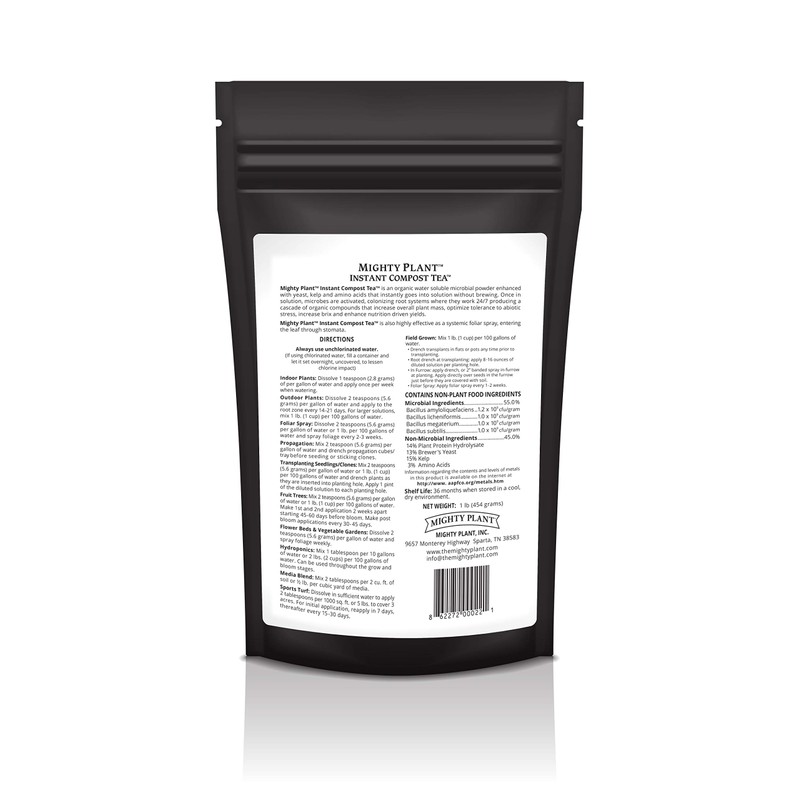 Mighty Plant Instant Compost Tea with Concentrated Microbes & Probiotic