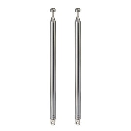 Bingfu 7 Sections Telescopic 74cm AM FM Antenna Portable Radio Antenna Replacement (2-Pack) Compatible with Indoor Portable Radio Home Stereo Receiver AV Audio Video Home Theater Receiver TV Tuner