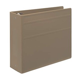 Carstens 4- Inch Heavy Duty 3-Ring Binder - Side Opening, Sand